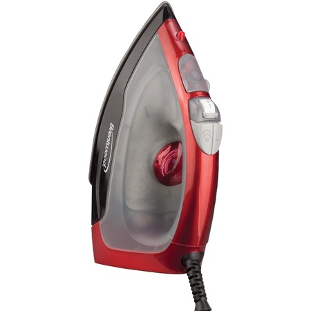 BRENTWOOD APPLIANCES Nonstick Steam Iron (Red) MPI-54